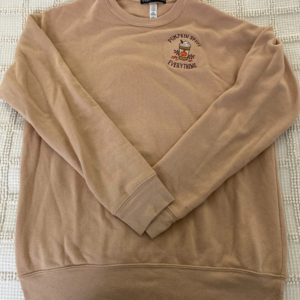 Kiel James Patrick Fall Pumpkin Spice Everything Coffee Sweatshirt Small